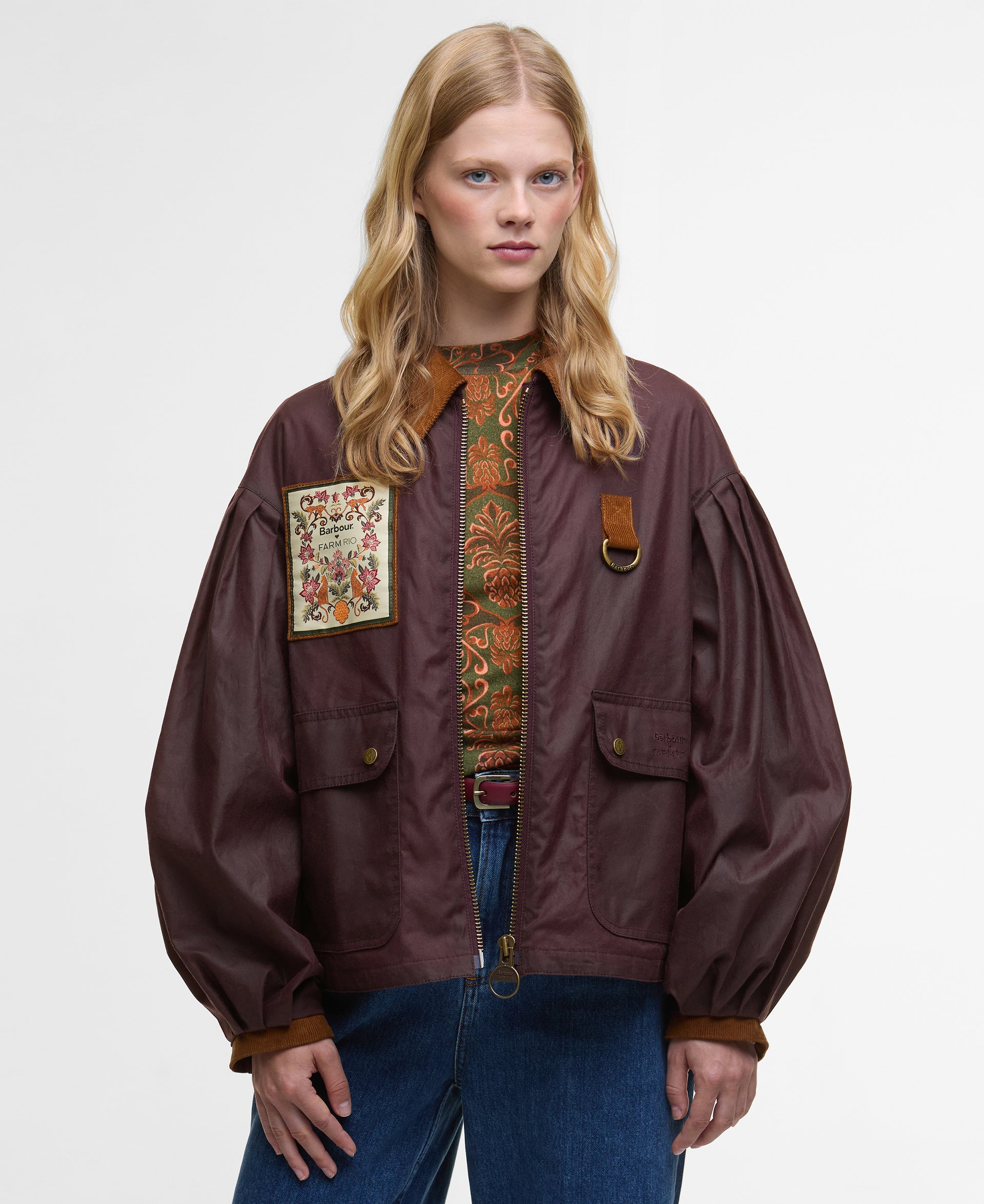Barbour x FARM Rio Thais Waxed Jacket – Kitch Clothing