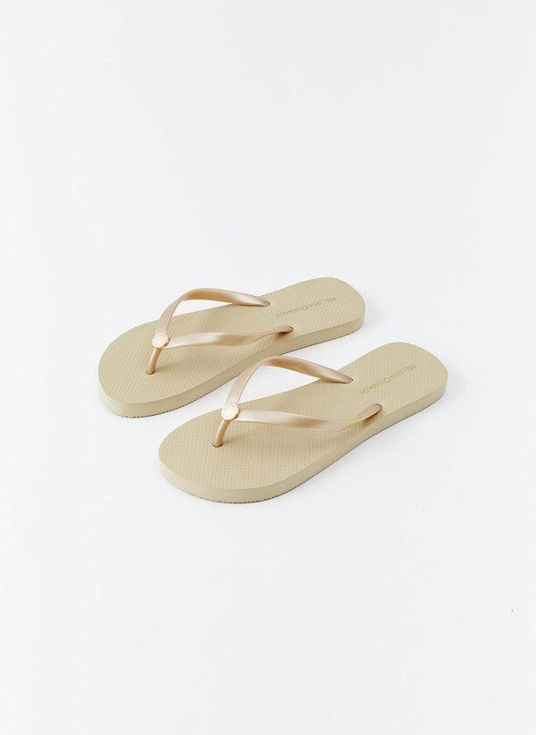 Flip Flops - Gold
